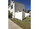 A fenced in backyard with an AC unit visible in the corner at 2302 Maki Rd # 2, Plant City, FL 33563