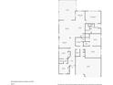 Detailed floorplan of a single-story house with multiple bedrooms, bathrooms, and living spaces at 2513 Knight Island Dr, Brandon, FL 33511
