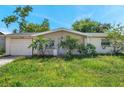 Charming single-story home with attached garage and well-maintained landscaping at 10125 Cherry Creek Ln, Port Richey, FL 34668