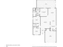 Detailed floor plan showcasing the layout, dimensions, and flow of the house at 24841 Mary Beth Ct, Land O Lakes, FL 34639