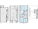 Detailed floor plan showcasing layout of floors, kitchen, living spaces, bedrooms and elevator at 1413 Bayshore Blvd # 11, Dunedin, FL 34698