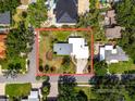 Aerial view of home showing lawn with surrounding landscaping at 3107 S Emerson St, Tampa, FL 33629