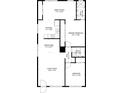 Detailed floorplan showing the layout of the home, including the placement of the kitchen, living room, and bedrooms at 2330 Ecuadorian Way # 30, Clearwater, FL 33763