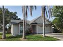 Charming single-story home with palm trees and a well-manicured lawn at 10024 Cedar Dune Dr, Tampa, FL 33624