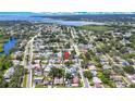 A beautiful view of the property location in a quiet, established neighborhood near a waterway at 1809 Chinaberry Dr, Oldsmar, FL 34677