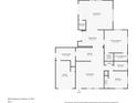 Detailed floor plan showcasing the layout of this spacious home at 1809 Chinaberry Dr, Oldsmar, FL 34677