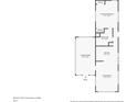 Detailed floorplan showcasing the layout and dimensions of the home including living room, kitchen and bedrooms at 3301 Alt 19 # 317, Palm Harbor, FL 34683
