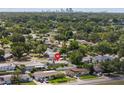 A high definition aerial view of the property showcasing its location, neighborhood, and proximity to the city at 3490 57Th St, St Petersburg, FL 33710