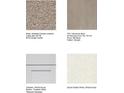 Selection of carpet, tile, cabinets, and quartz countertop for new construction homes at 12474 Gust Ct, Hudson, FL 34669