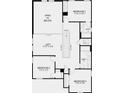 Second floor plan features a loft, three bedrooms, and two bathrooms at 719 Steel Dr, Apollo Beach, FL 33572