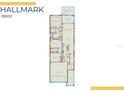Detailed floor plan showcasing the layout of this Hallmark home at 4547 Gardner St, Bradenton, FL 34210