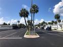 Wide community road lined with palm trees and well-kept homes at 4851 W Gandy Blvd # B2L10, Tampa, FL 33611