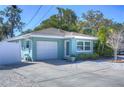 Attractive single-Gathering home featuring a garage, well-manicured landscaping, and a cozy entrance at 5240 31St S Ave, Gulfport, FL 33707