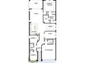 Detailed floor plan showcasing the layout of the house, including the lanai and two car garage at 11858 Richmond Trl, Parrish, FL 34219