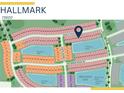 Community map view showcasing the location of homes near the littoral area, irrigation lake, and beachwalk drive at 10463 Abaco Falls Dr, Englewood, FL 34223