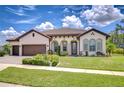 Stunning single-story home featuring a well-manicured lawn and elegant front door at 4122 Natural Vista Ct, New Port Richey, FL 34655