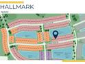 Map of the Hallmark community at 10482 Sea Breeze Ridge Dr, Englewood, FL 34223