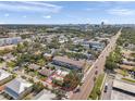 Aerial view of property in a vibrant location, near commercial and retail centers at 1269 Drew St, Clearwater, FL 33755