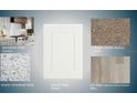 A beautiful selection of interior finishes featuring white subway backsplash and ornamental white granite at 2560 S Biscayne Dr, North Port, FL 34287