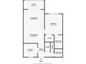 Detailed floor plan showing the layout and dimensions of the home's rooms at 11485 Oakhurst Rd # 310, Largo, FL 33771