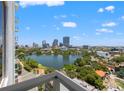 Enjoy breathtaking views of the downtown skyline and lake from the private balcony at 777 3Rd N Ave # 1406, St Petersburg, FL 33701