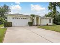 Charming single-story home with a manicured lawn, spacious driveway and a two-car garage at 1156 Ridgegrove W Dr, Palm Harbor, FL 34683