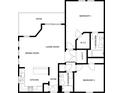 Detailed floor plan showcasing the layout of the home with bedrooms, bathrooms, and living spaces at 1201 High Hammock Dr # 302, Tampa, FL 33619