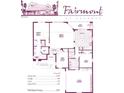 Fairmont at Caloosa floor plan shows two car garage, lanai, great room, den/hobby room, Primary suite, and guest suite at 2457 E Del Webb Blvd, Sun City Center, FL 33573