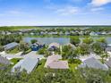 Residential area with houses surrounding a beautiful lake at 5015 58Th E Ter, Bradenton, FL 34203