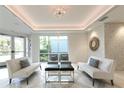 Elegant lobby with comfortable seating, modern lighting, and stylish decor, creating a sophisticated ambiance at 10520 Boardwalk Loop # 202, Bradenton, FL 34202