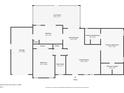 Detailed floorplan illustrating the layout of the home, including the kitchen, bedrooms, and sun room at 22442 Vale Ave, Punta Gorda, FL 33980