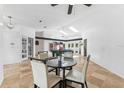 Spacious game room with skylights, a pool table, and a comfortable seating area at 3509 Country Creek Ln, Valrico, FL 33596
