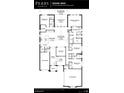 Detailed floor plan showcasing bedrooms, baths, kitchen, Gathering and flex rooms in layout at 4590 Southern Valley Loop, Brooksville, FL 34601
