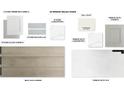 Interior selections including kitchen cabinets, countertops, backsplash, and tile flooring materials at 4483 Southern Valley Loop, Brooksville, FL 34601