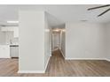 Inviting interior hallway featuring modern flooring and neutral paint at 1826 Cadillac Cir, Tampa, FL 33619