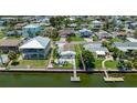 Waterfront home with a private dock, landscaping, and stunning water views at 4059 Orient Dr, Hernando Beach, FL 34607