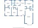 Detailed floor plan showcasing spacious layout including bedrooms, kitchen, living room, and Gathering room, highlighting the home's functionality at 1560 Connecticut Ne Ave, St Petersburg, FL 33703
