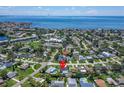 A charming home surrounded by a lush neighborhood with ocean view at 4518 Helena Ne St, St Petersburg, FL 33703