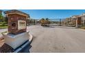 Secured community gate offering privacy, enhanced security, and controlled access for residents at 575 53Rd N Ave, St Petersburg, FL 33703
