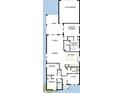 Detailed floor plan showcasing the layout of the home, including bedrooms, bathrooms, kitchen, and living spaces at 719 Allora Ave, Nokomis, FL 34275