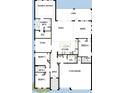 Detailed floor plan showcasing the layout of the home, including bedrooms, bathrooms, kitchen, and living areas at 31504 Hayman Loop, Wesley Chapel, FL 33545