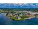 A scenic aerial view of the beautiful resort and its surrounding landscapes at 2700 Bayshore Blvd # 1206, Dunedin, FL 34698
