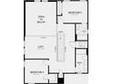 A second floor plan featuring two bedrooms, two bathrooms, and a loft area above the great room at 723 Steel Dr, Apollo Beach, FL 33572