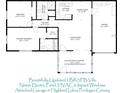 Floor plan displays 2BR/2FB layout with garage, bonus sunroom, and key dimensions for informed decisions at 2814 Highlands Blvd # B, Palm Harbor, FL 34684