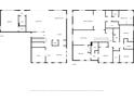Layout of the home's floorplan on level one and two. Measurements are deemed reliable but not guaranteed at 8332 Swiss Chard Cir, Land O Lakes, FL 34637