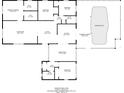 Detailed floorplan showing layout of rooms, dimensions, and flow at 610 Cordova Ne Blvd, St Petersburg, FL 33704