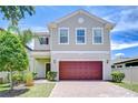 Charming two-story home boasts a brick driveway and a well-maintained landscaped yard at 828 Terra Vista St, Brandon, FL 33511
