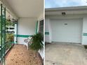 Exterior shot showcasing the home's garage with clean lines and a well-maintained driveway at 1448 Temple St, Clearwater, FL 33756