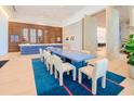 Spacious dining room with modern furnishings, long table, and stylish decor perfect for entertaining guests at 2912 W Santiago St # 803, Tampa, FL 33629