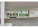 A clean entryway to Horizon House, offering easy access and a welcoming entrance at 31 Island Way # 502, Clearwater Beach, FL 33767